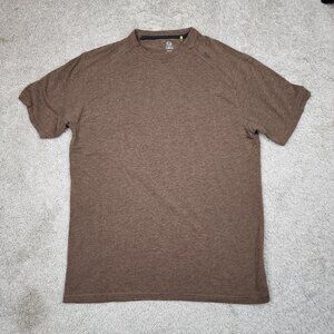 Tasc Bamboo Performance Technology T Shirt Size Medium M Brown Workout Running